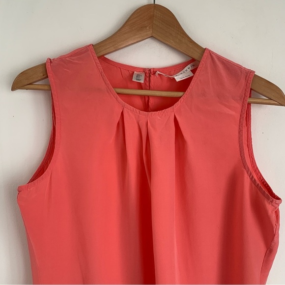 Max Studio Sleeveless Silk Blouse - Picture 3 of 7